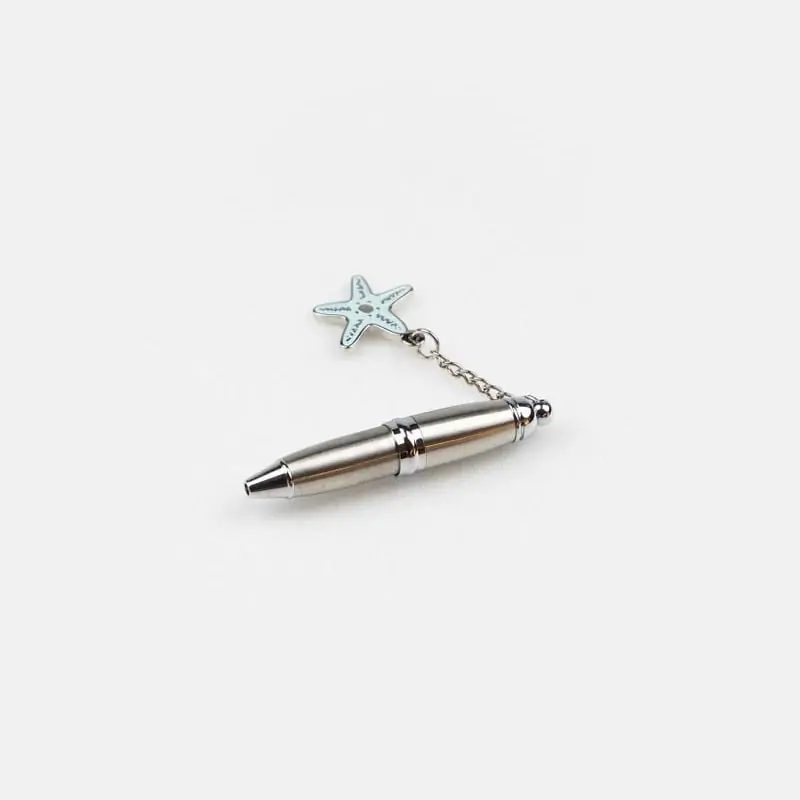 mini penna bomboniera con stella marina
