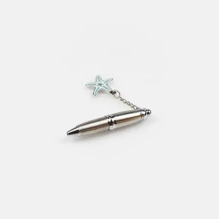 mini penna bomboniera con stella marina