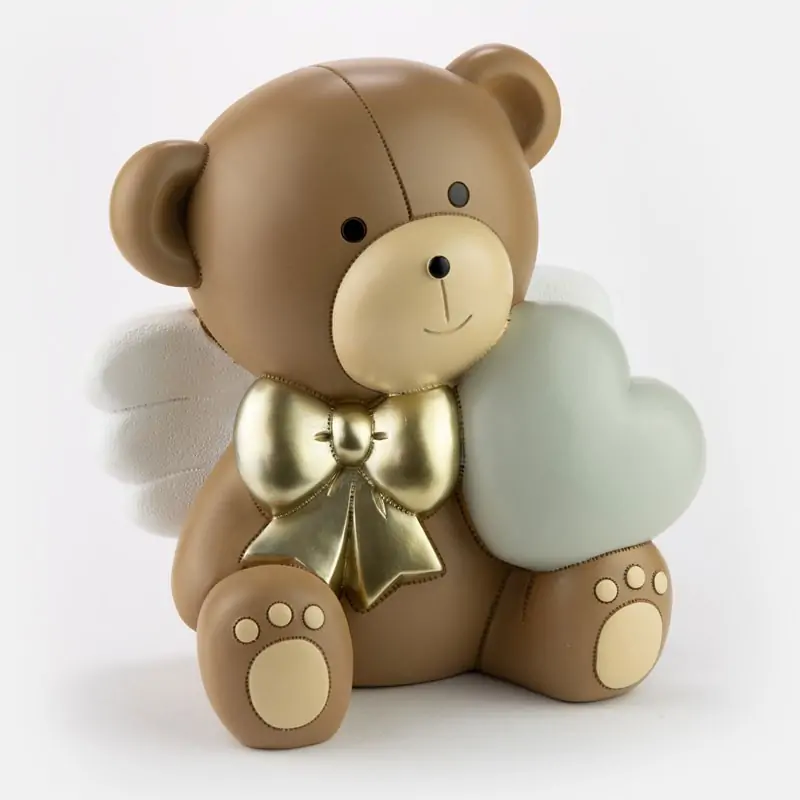 orsetto gigante salvadanaio in resina