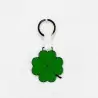 PORTACHIAVI SMALTATO QUADRIFOGLIO COLORATO