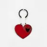 PORTACHIAVI SMALTATO CUORE COLORATO