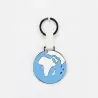 portachiavi particolari mondo in metallo smaltato colorato