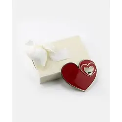 apribottiglie per bomboniere calamita in metallo smaltato cuore