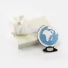 Apribottiglie bomboniera calamita in metallo smaltato mappamondo