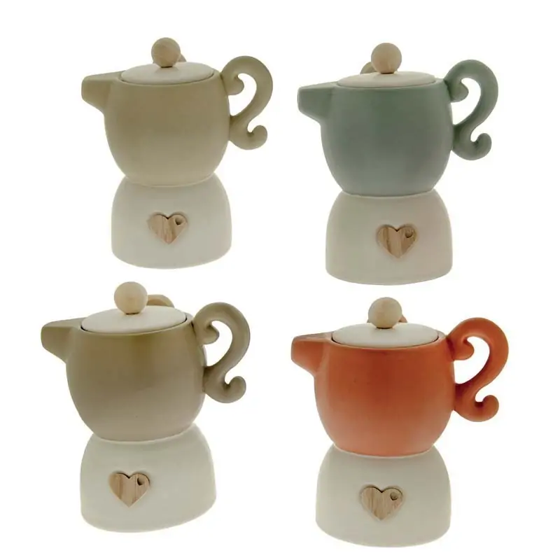 zuccheriere particolari in porcellana a forma di moka