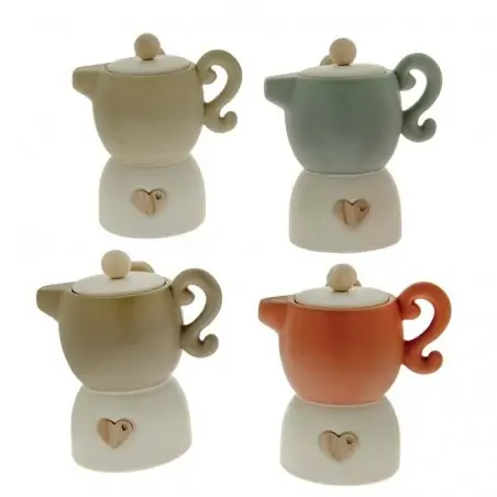 zuccheriere particolari in porcellana a forma di moka