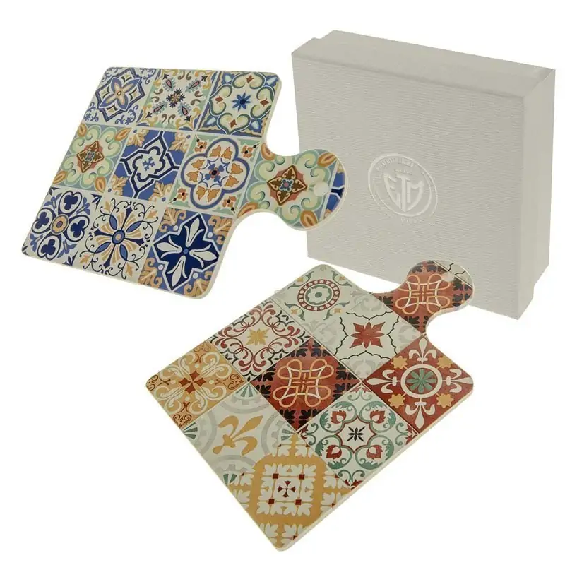 taglieri per formaggi decoro maiolica idee bomboniere utili e