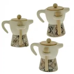 zuccheriere bomboniere moka decoro maiolica