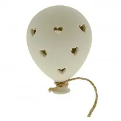 lampada palloncino con led in porcellana novità bomboniere