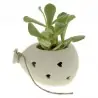 vasi portapiante in ceramica a forma di palloncino con cuori