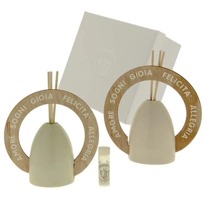 diffusori per ambiente porcellana e legno bomboniere nozze
