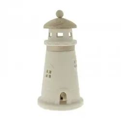 faro in porcellana e legno...