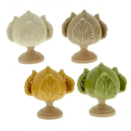 bomboniere pumo pugliese 4 colori in porcellana e legno