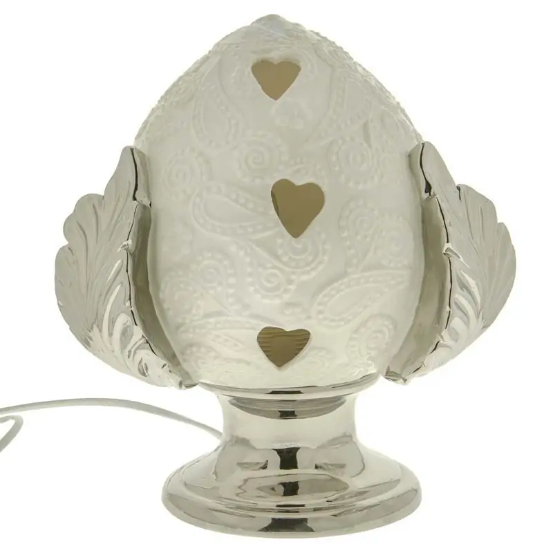 pumo pugliese lampada da arredo in porcellana