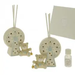 Profumatori Ceramica Ruota Panoramica con orsetto Battesimo