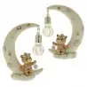 bomboniere simpatiche per battesimo bimba luna con orsetto e led