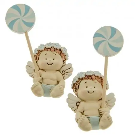 bomboniere angioletti con calamita e girandola pensierini