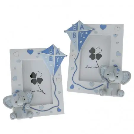 PORTAFOTO MASCHIETTO ELEFANTINO CON AQUILONE