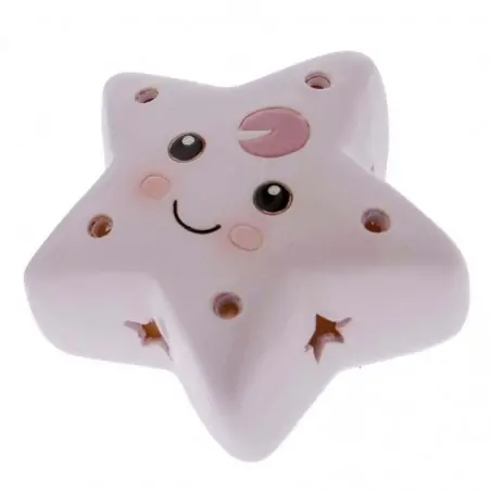 LUCINA NOTTURNA LED STELLA ROSA CM.9