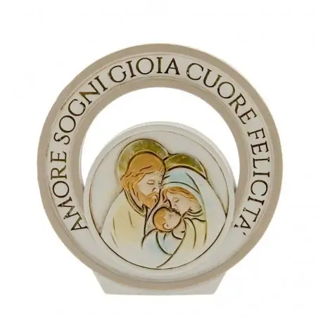 icone sacra famiglia bomboniera battesimo