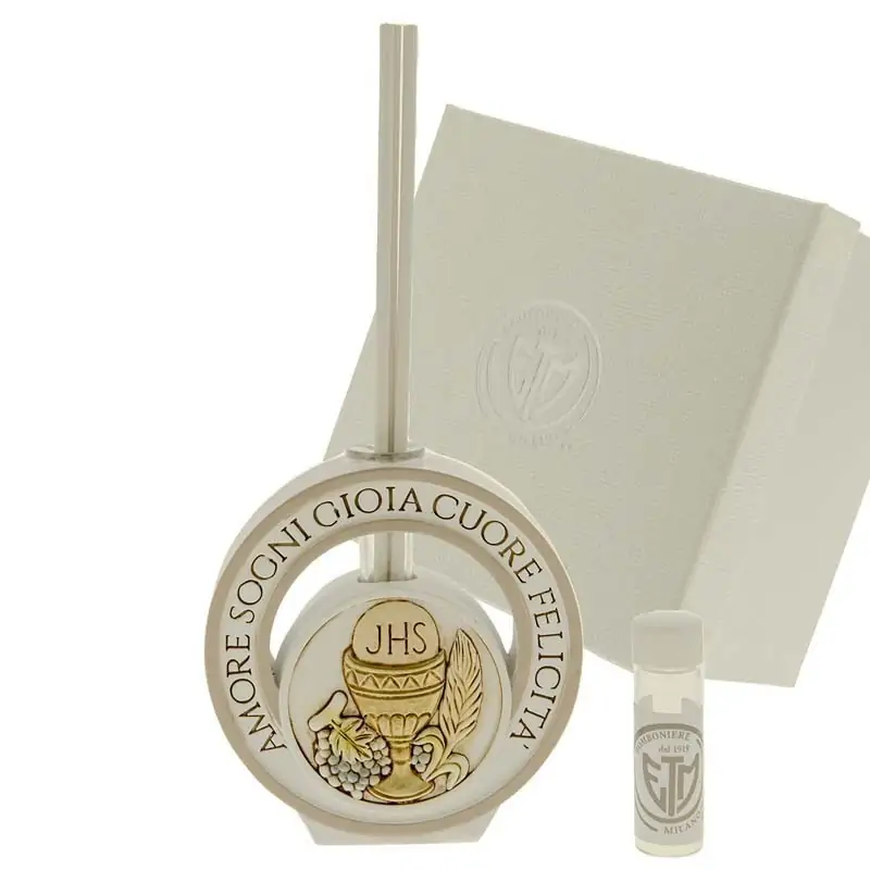 profumatore per ambienti bomboniere comunione con simbolo calice