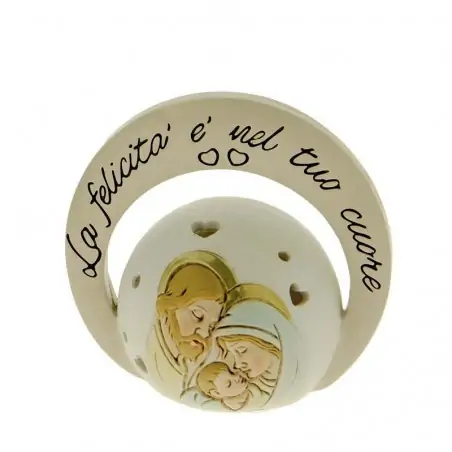 lampada sfera led sacra famiglia bomboniere battesimo e