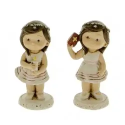 statuine prima comunione bambina in resina