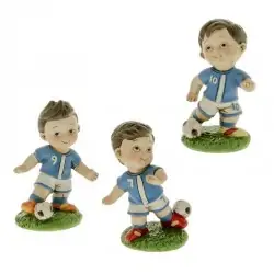 statuine calciatori in resina bomboniere tema calcio