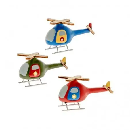 elicotteri in resina e legno originale bomboniere comunione