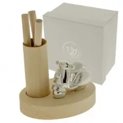 portamatite in legno con...