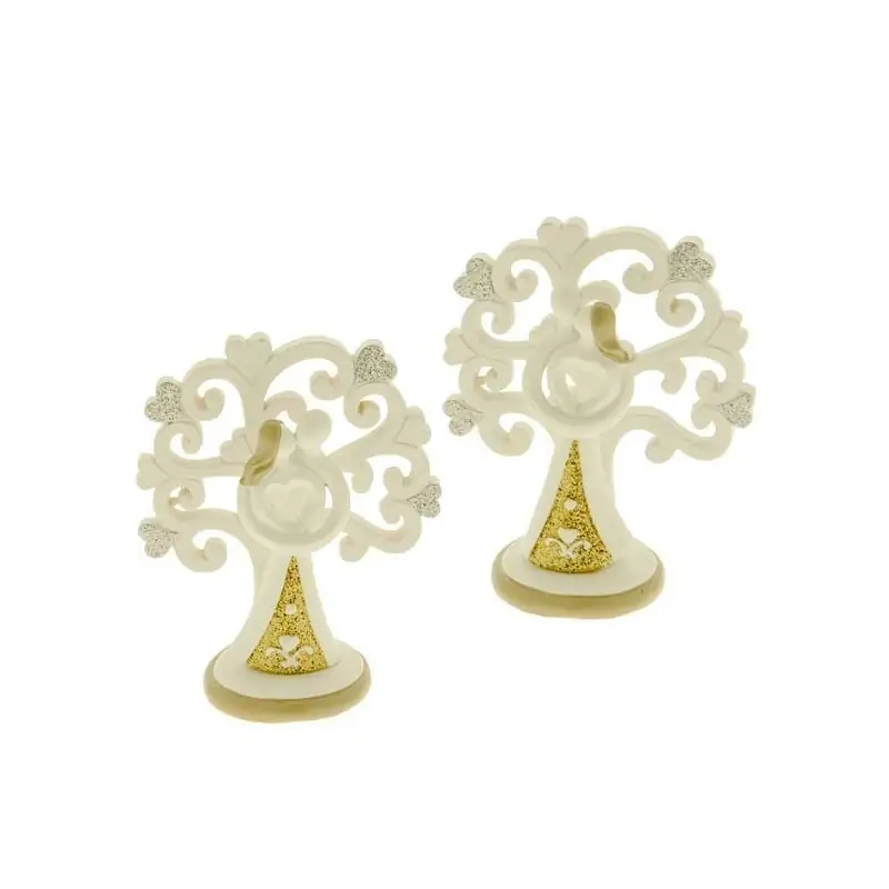 bomboniere albero della vita con sposi stilizzati