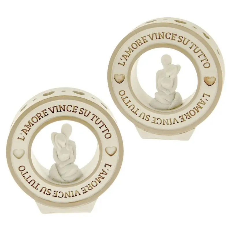 coppia sposini matrimonio bomboniere luce led