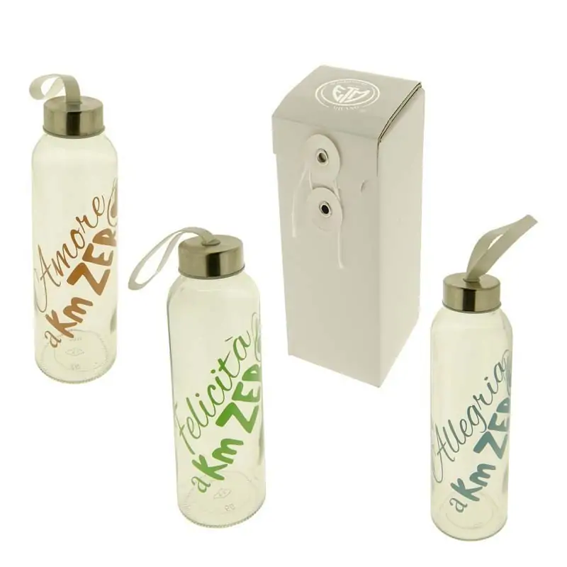 borraccia in vetro bomboniere utili per i tuoi eventi