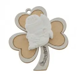 gessetti comunione simbolo calice con trifoglio in legno