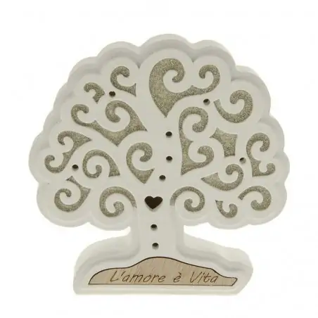 albero della vita bomboniere con luce led