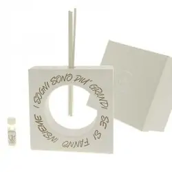 profumatore di ambiente con led e frase bomboniere matrimonio