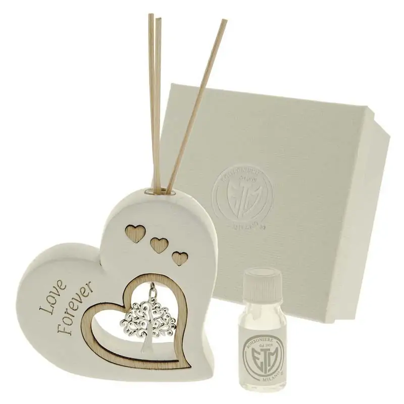 diffusori per ambienti design cuore con charm albero della vita