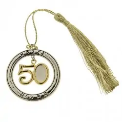 ciondolo 50 nozze d'oro in...