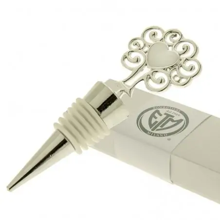 tappo vino bomboniera albero della vita con cuore