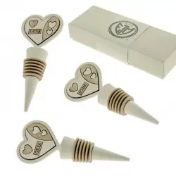 bomboniere tappo vino cuore...