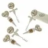 bomboniere set vino tappo e cavatappi con frasi