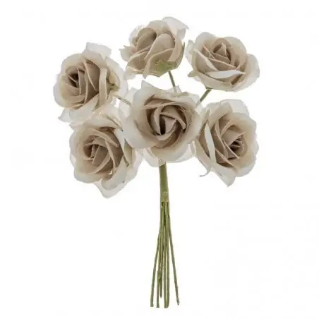 fiorellini rosellina per confezionamento bomboniere tortora