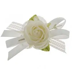 fiori per decorare bomboniere treccia ramo orizzontale crema