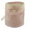 sacchetti per confettata nascita rosa morbidosa bag maxi h.14 cm