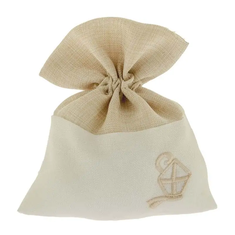 sacchetti cresima punto croce cerimony bag cm.10x12