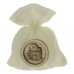 SACCHETTI CONFETTI COMUNIONE CON CALICE IN LEGNO CONFESSION BAG