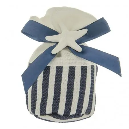 SACCHETTI TEMA MARE CON GESSO STELLA MARINA BAG PALLA CM.10