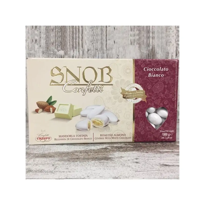 Confetti snob al cioccolato bianco 1kg