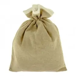 SACCHETTI PER CONFETTI NATURA BORDO BAG CM.18X25