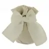 SACCHETTI JUTA BOMBONIERE NATURAL FIOCCO BAG PALLA CM.10
